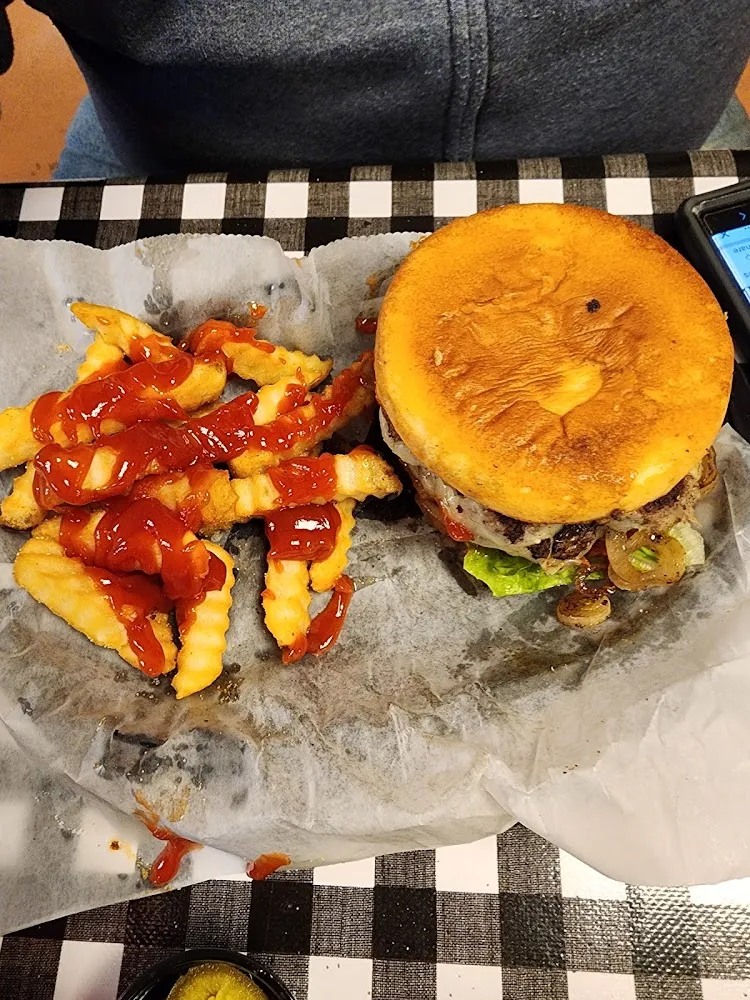 Hamburger and Fries