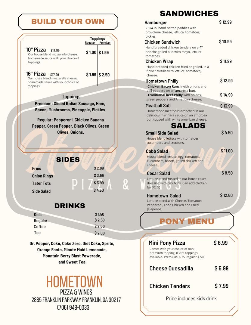 Hometown Pizza & Wings